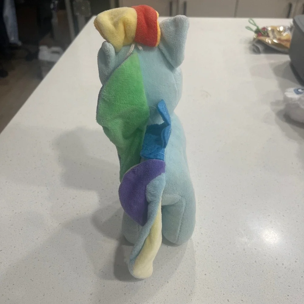 My Little Pony Rainbow Dash Plush Toy Blue Rainbow Mane‎ Tail